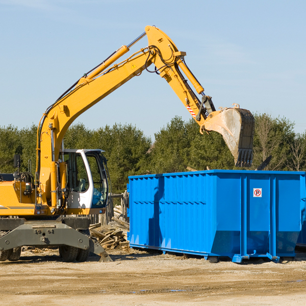 how many times can i have a residential dumpster rental emptied in Hope